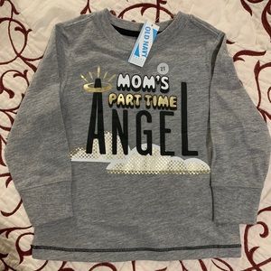 Boys gray long sleeve shirt